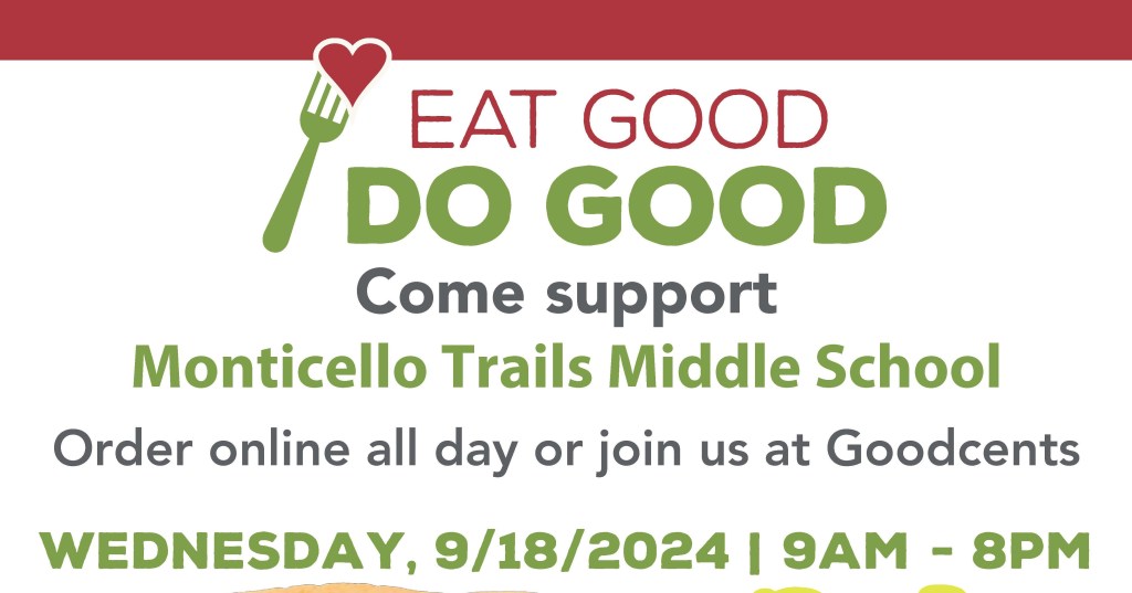 9/18 Goodcents Restaurant&nbsp;Day!